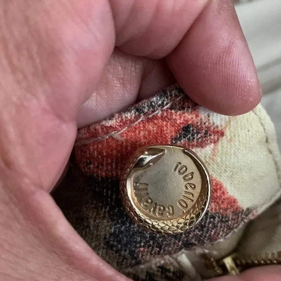 Roberto Cavalli Floral and letters Vintage Straight pants made in Italy - Picture 7 of 16